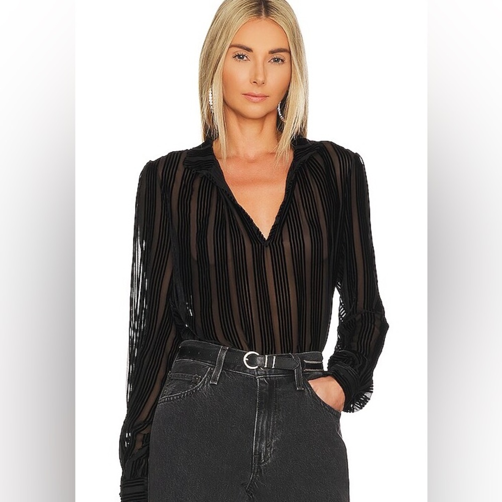 PAIGE Bryla Top Black XL $150